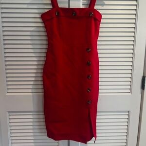 Stella Luce Red Fitted Dress